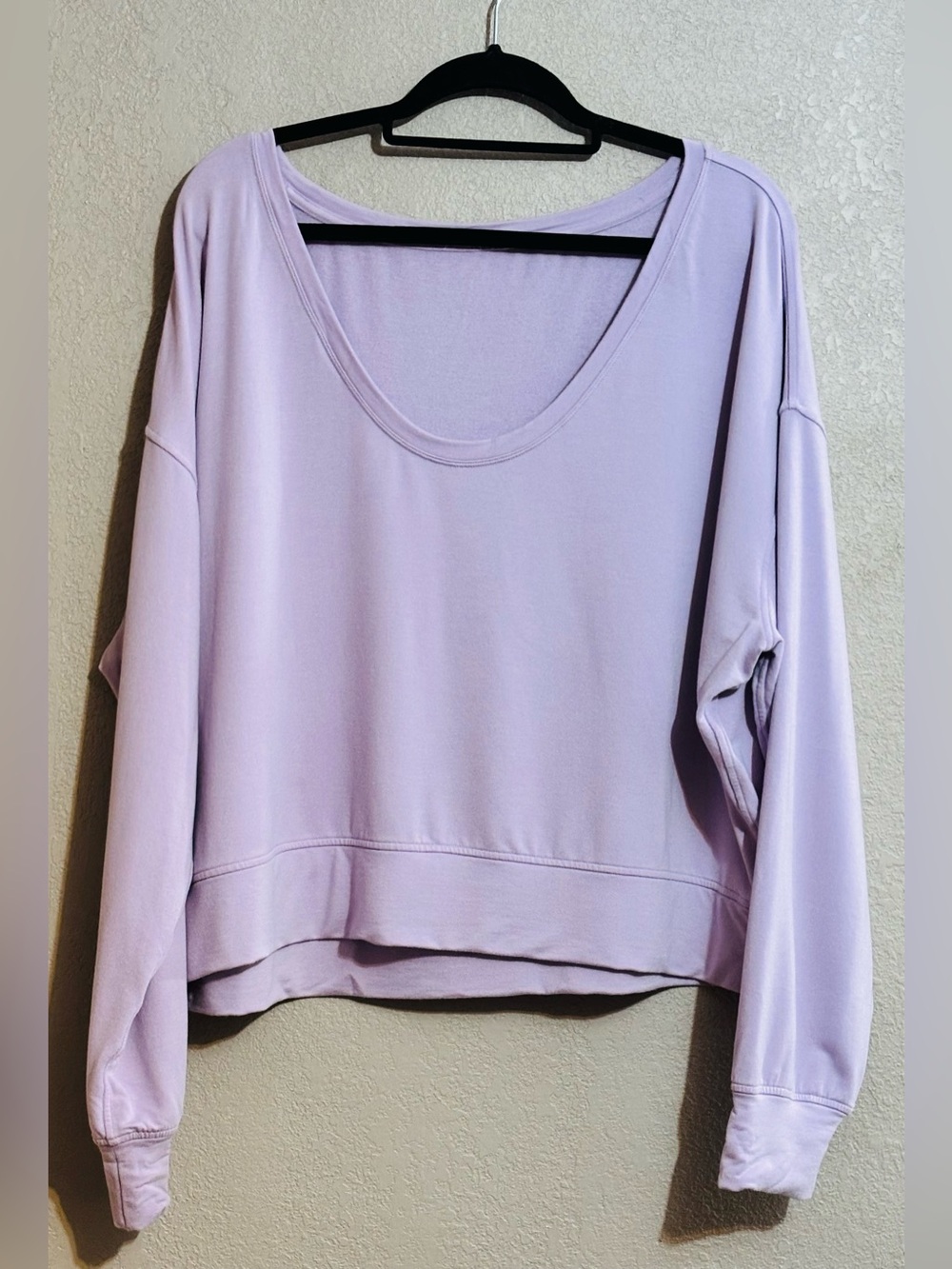 Lululemon BeCalm Scoop Neck Pullover in Lilac Play - Picture 3 of 5